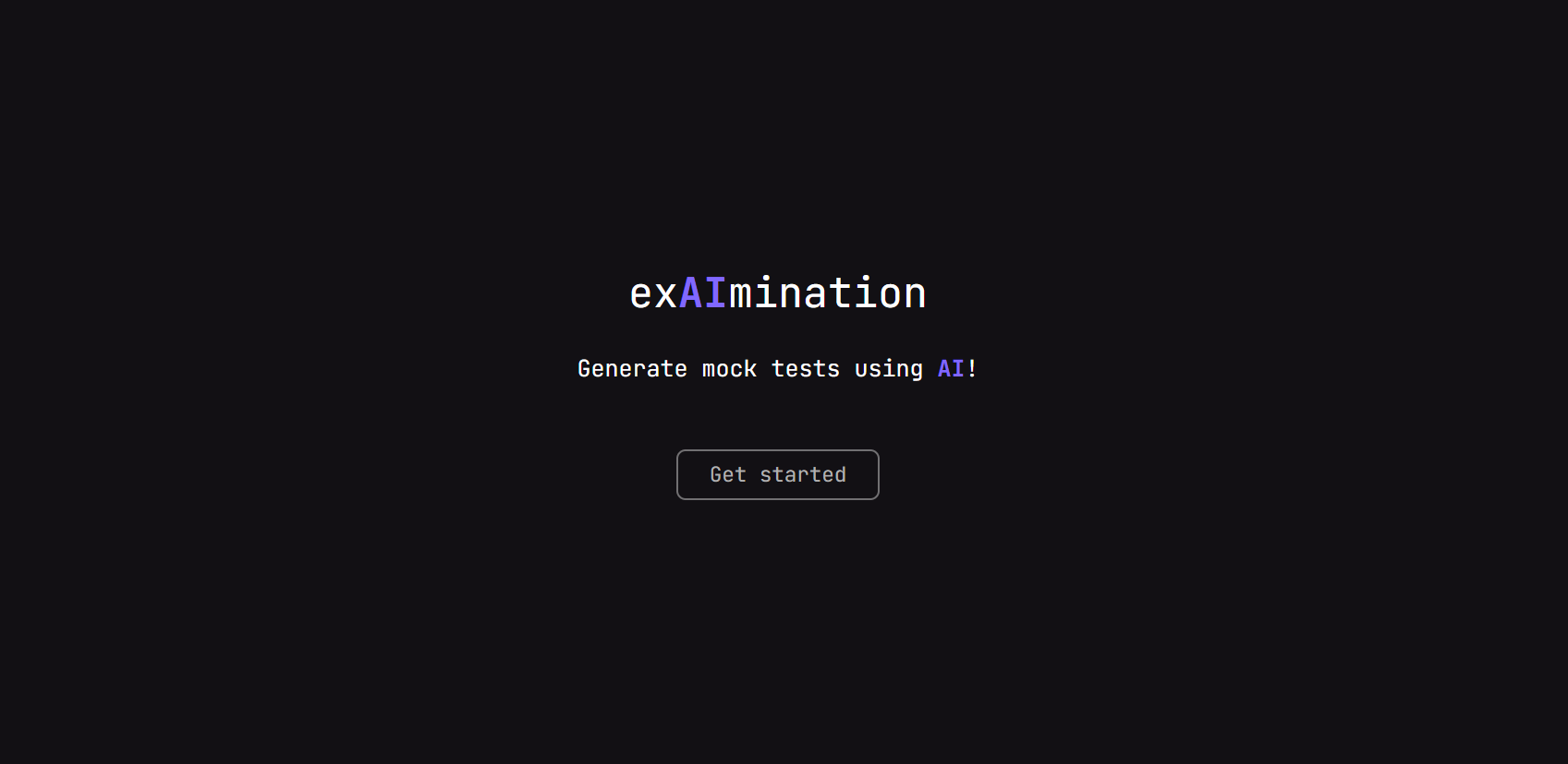 exAImination